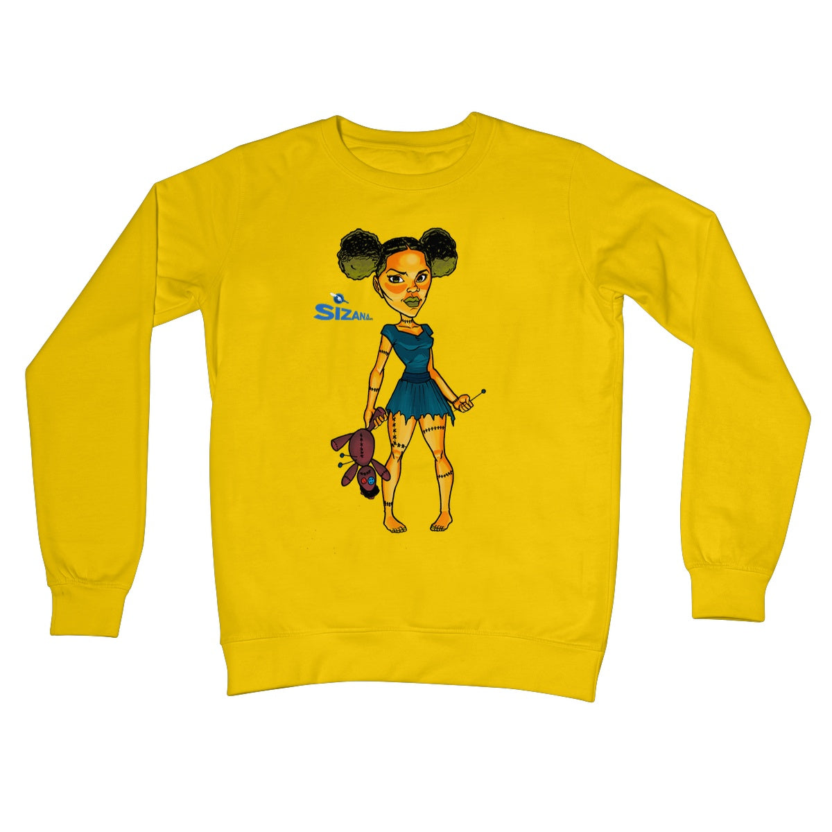 Voodoo Doll Crew Neck Sweatshirt