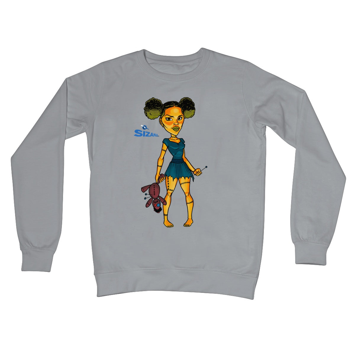 Voodoo Doll Crew Neck Sweatshirt