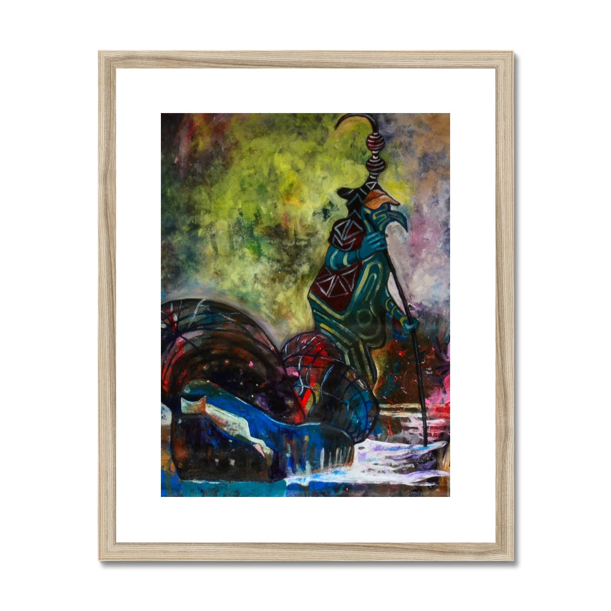 Fishing for Praise Framed & Mounted Print