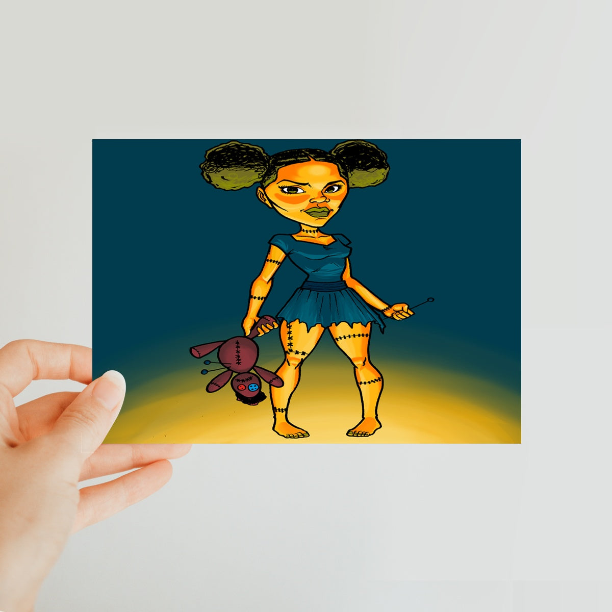 Voodoo Doll Classic Postcard