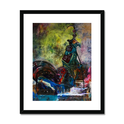 Fishing for Praise Framed & Mounted Print